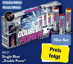 Aldi Süd WECO Single-Shot ,,Double Power" Angebot