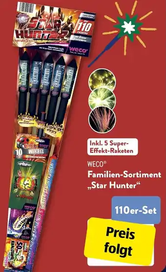 Aldi Süd WECO Familien-Sortiment „Star Hunter" Angebot