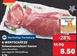 Kaufland K-WERTSCHÄTZE Schweinenacken/-kamm Angebot