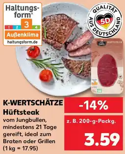 Kaufland K-WERTSCHÄTZE Hüftsteak Angebot