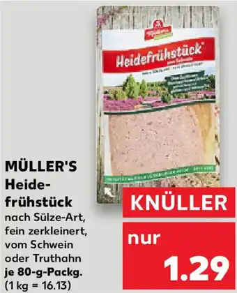 Kaufland MÜLLER'S Heidefrühstück Angebot