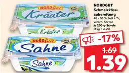 Kaufland NORDGUT Schmelzkäsezubereitung Angebot