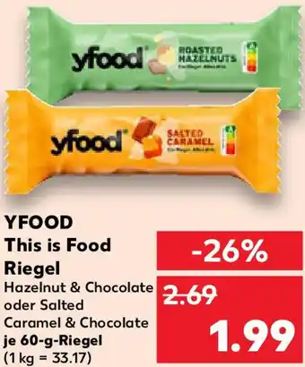 Kaufland YFOOD This is Food Riegel Angebot