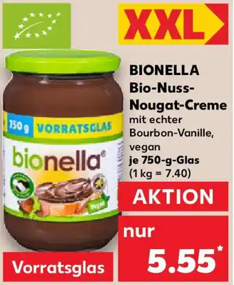 Kaufland BIONELLA Bio-Nuss Nougat-Creme Angebot