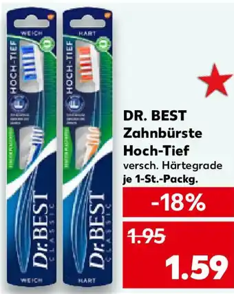 Kaufland DR. BEST Zahnbürste Hoch-Tief Angebot