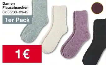 Woolworth Damen Flauschsocken Angebot