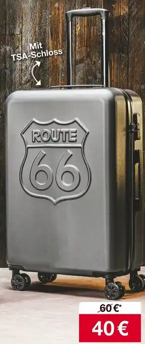 Woolworth ROUTE 66 Hartschalenkoffer Angebot