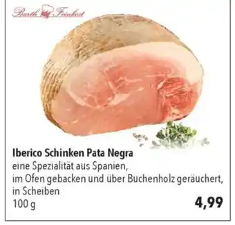 CITTI Markt Barth Feinkost Iberico Schinken Pata Negra Angebot