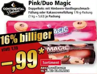 Norma CONTINENTAL Bakeries Pink/Duo Magic Angebot