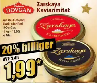 Norma DOVGAN Kaviarimitat Zarskaya Angebot