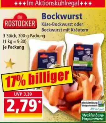 Norma ROSTOCKER Bockwurst Angebot