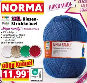 Norma XXL Riesen- Strickknäuel Angebot