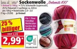 Norma lana aletta Sockenwolle, Dolomiti. 100' Angebot