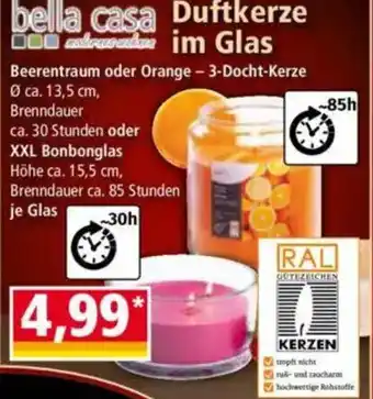 Norma bella casa Duftkerze im Glas Angebot