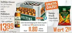 Klaas und Kock Veltins Pilsener oder Helles Pülleken Angebot