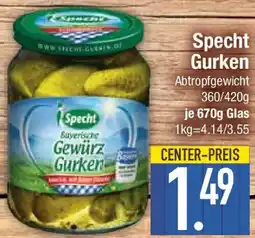 E-Center Specht Gurken Angebot