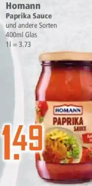 Klaas und Kock Homann Paprika Sauce Angebot