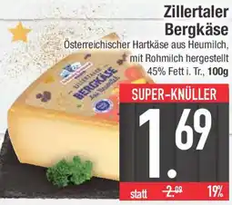 E-Center Zillertaler Bergkäse Angebot