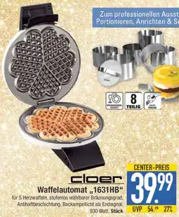 E-Center Cloer Waffelautomat ,,1631HB" Angebot