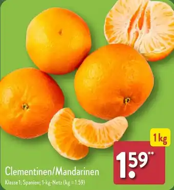 Aldi Nord Clementinen/Mandarinen Angebot