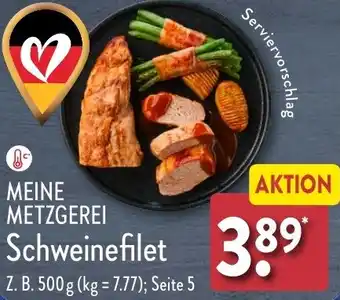 Aldi Nord MEINE METZGEREI Schweinefilet Angebot