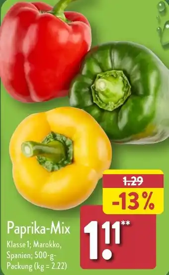 Aldi Nord Paprika-Mix Angebot