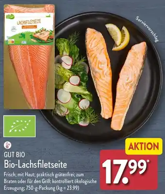 Aldi Nord GUT BIO Bio-Lachsfiletseite Angebot