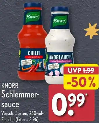 Aldi Nord KNORR Schlemmersauce Angebot