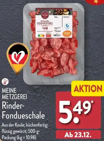 Aldi Nord MEINE METZGEREI Rinder Fondueschale Angebot