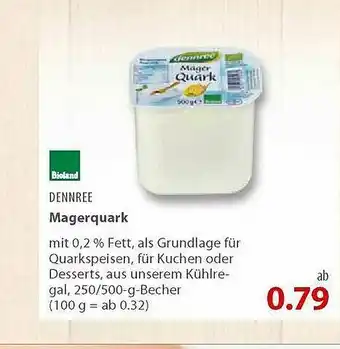 basic Dennree Magerquark Angebot