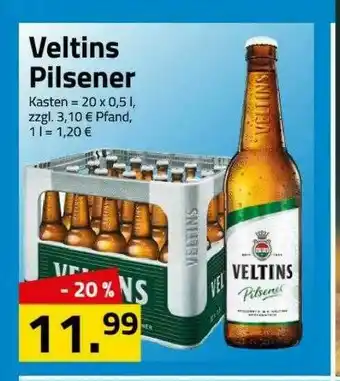 Logo Getränkemarkt Veltins Pilsener Angebot