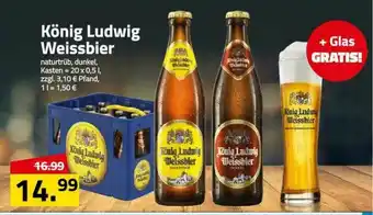 Logo Getränkemarkt König Ludwig Weissbier Angebot