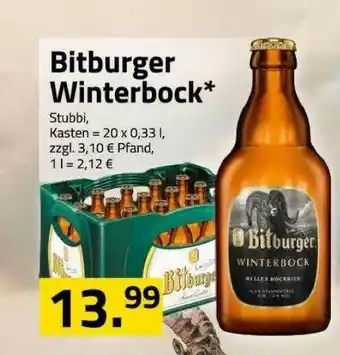 Logo Getränkemarkt Bitburger Winterbock Angebot