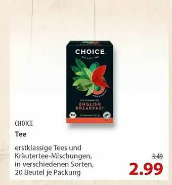 basic Choice Tee Angebot