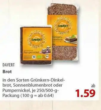 basic Davert Brot Angebot