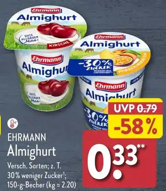 Aldi Nord EHRMANN Almighurt Angebot