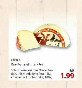 basic Aurora Cranberry-winterkäse Angebot