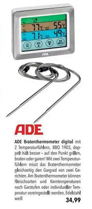 CITTI Markt Ade Bratenthermometer Digital Angebot