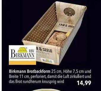 CITTI Markt Birkmann Brotbackform Angebot