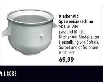 CITTI Markt Kitchenaid Speiseeismaschine Angebot