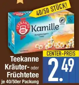 E-Center Teekanne Kräuter oder Früchtetee Angebot