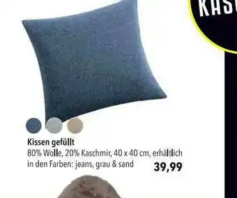 CITTI Markt Kissen Gefüllt Angebot