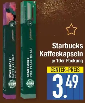 E-Center Starbucks Kaffeekapseln Angebot