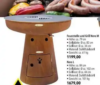 CITTI Markt Feuerstelle Und Grill Nero M Oder L Angebot