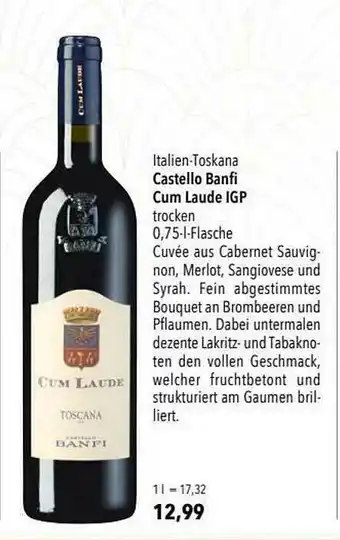 CITTI Markt Castello Banfi Cum Laude Igp Angebot