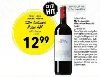 CITTI Markt Marchesi Antinori Villa Antinori Rosso Igp Angebot