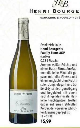 CITTI Markt Henri Bourgeois Pouilly-fumé Aop Angebot