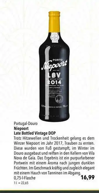 CITTI Markt Potugal-douro Niepoort Late Bottled Vintage Dop Angebot