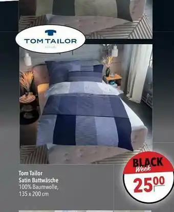 CITTI Markt Tom Tailor Satin Battwäsche Angebot