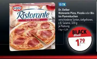 CITTI Markt Dr. Oetker Ristorante Pizza, Piccola Oder Bistro Flammkuchen Angebot